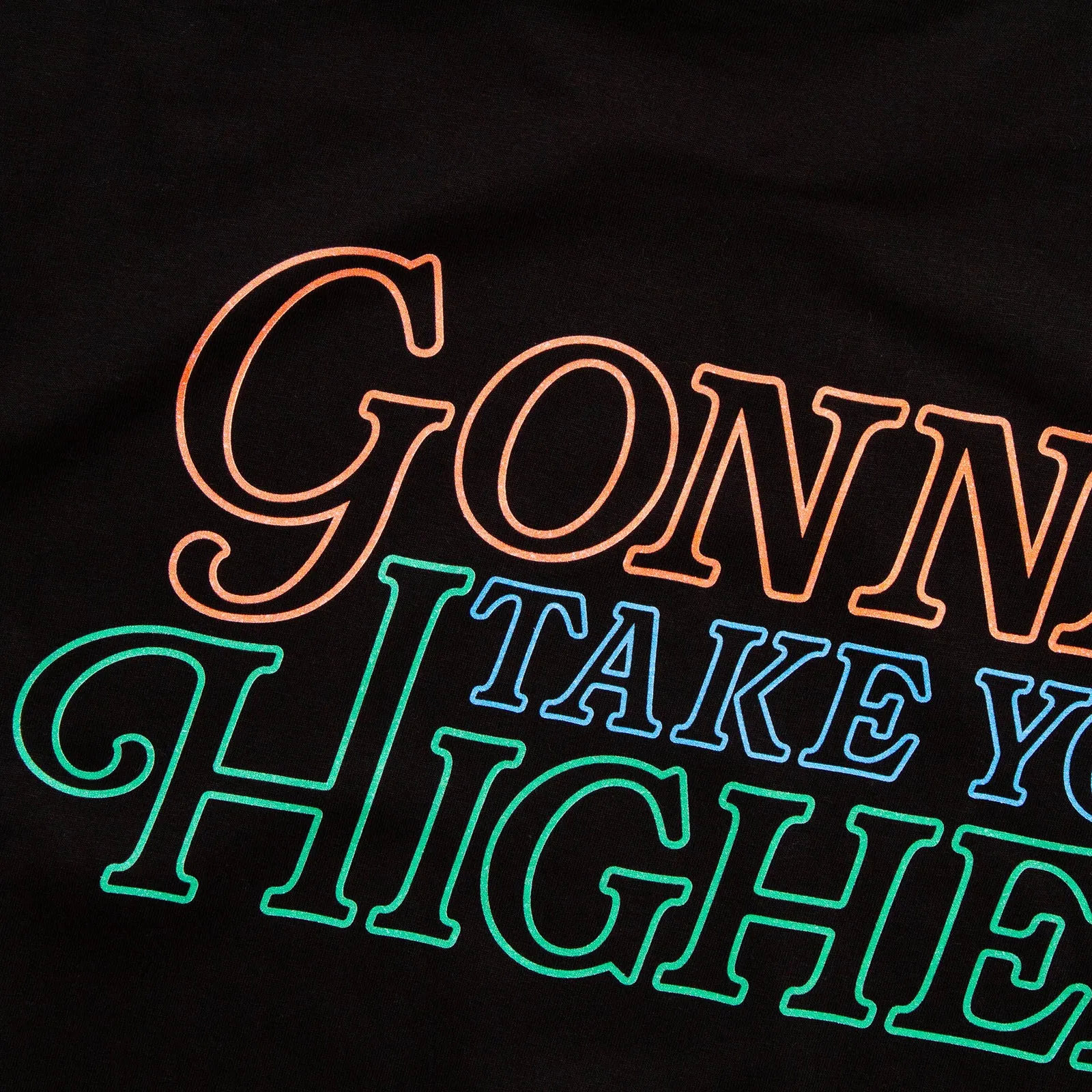 Take You Higher Front Print - Tshirt - Black