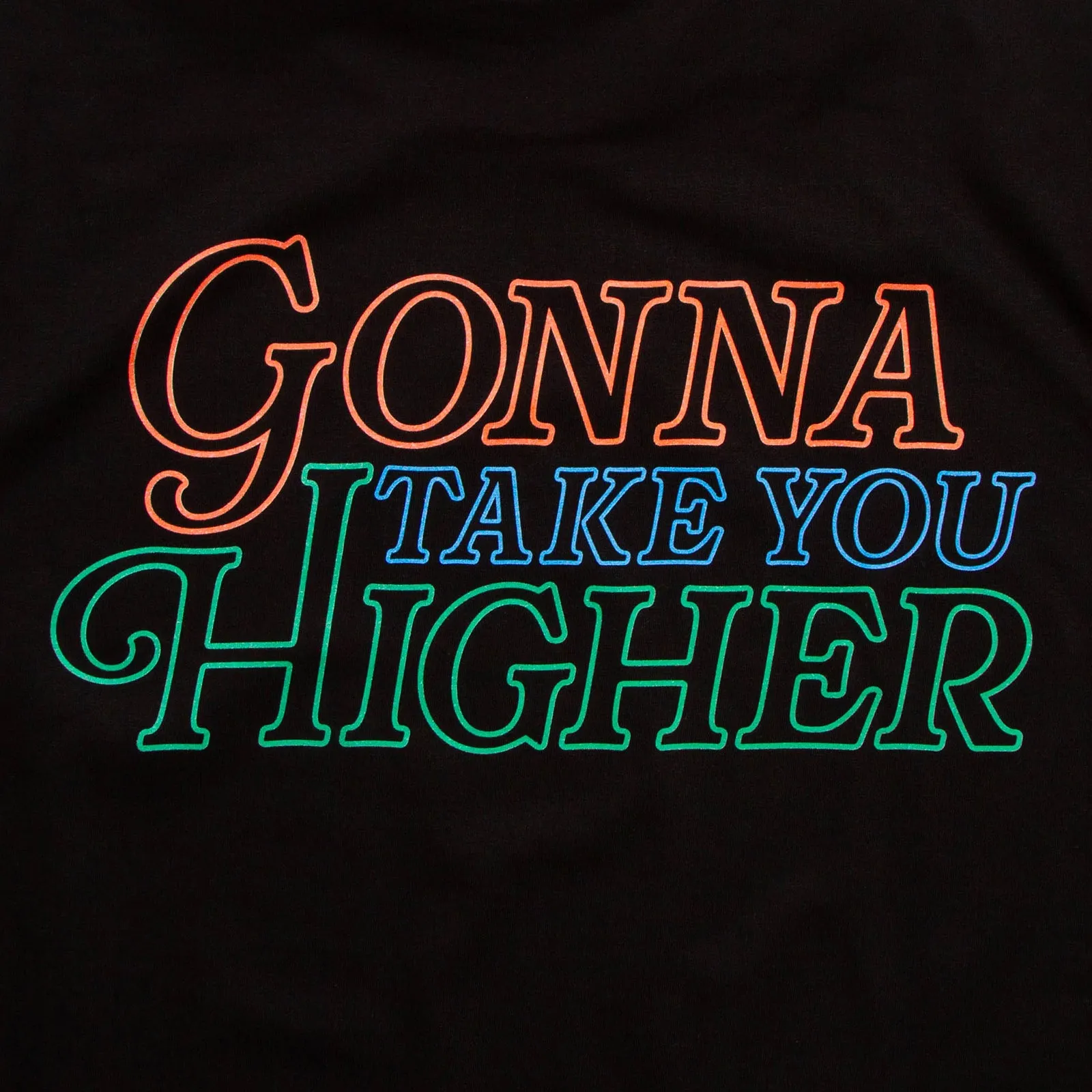 Take You Higher Front Print - Tshirt - Black