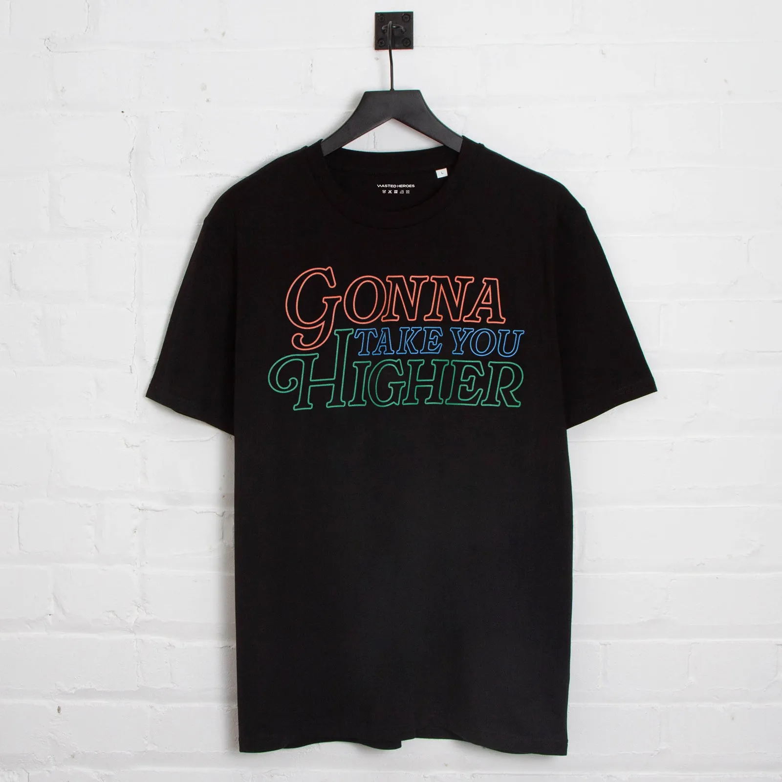 Take You Higher Front Print - Tshirt - Black