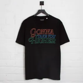Take You Higher Front Print - Tshirt - Black