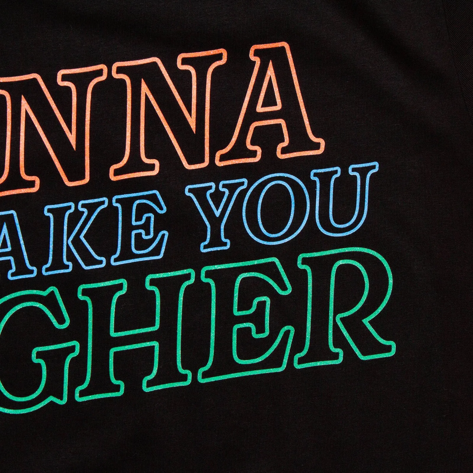 Take You Higher Front Print - Tshirt - Black