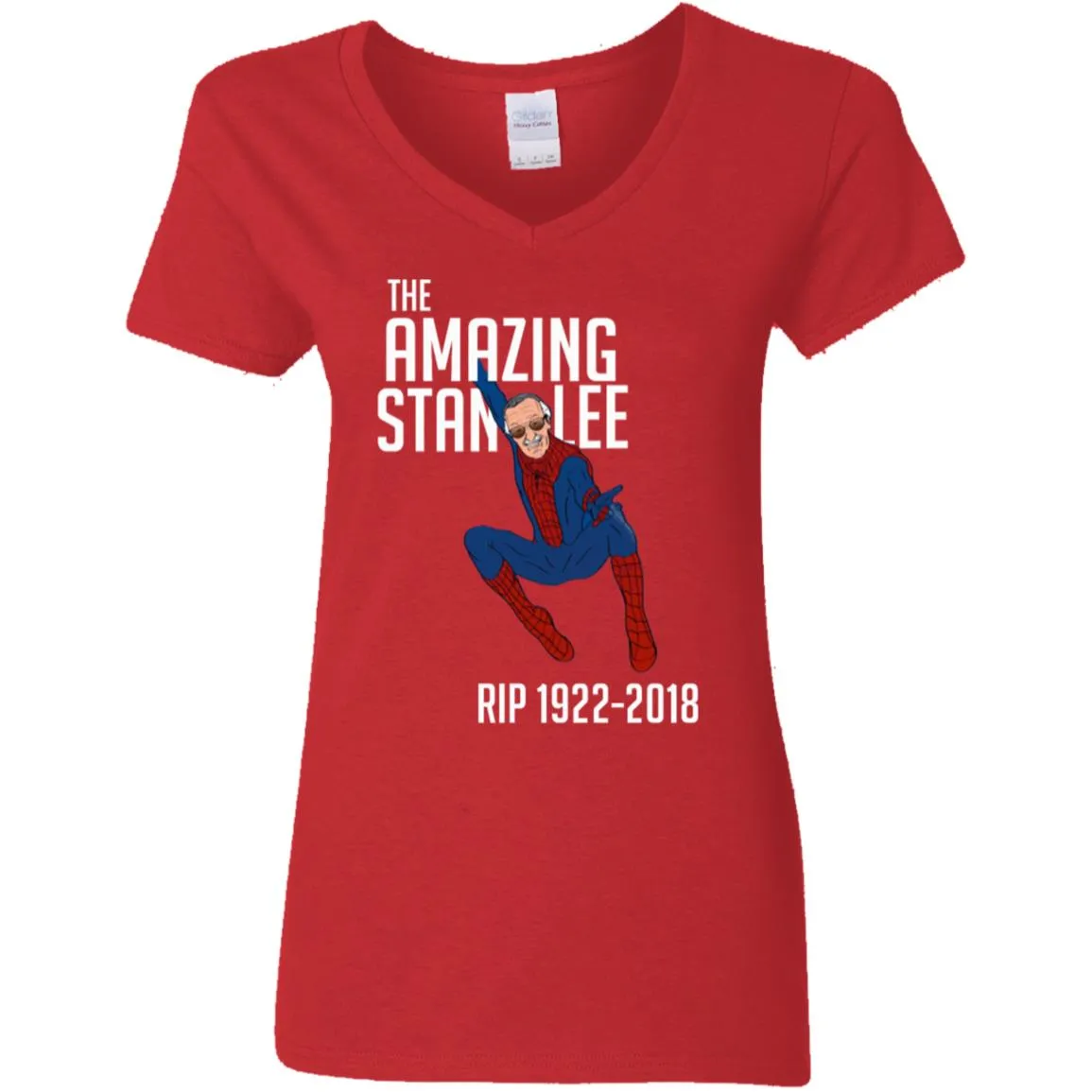 The Amazing Stan Lee Women V-Neck T-Shirt