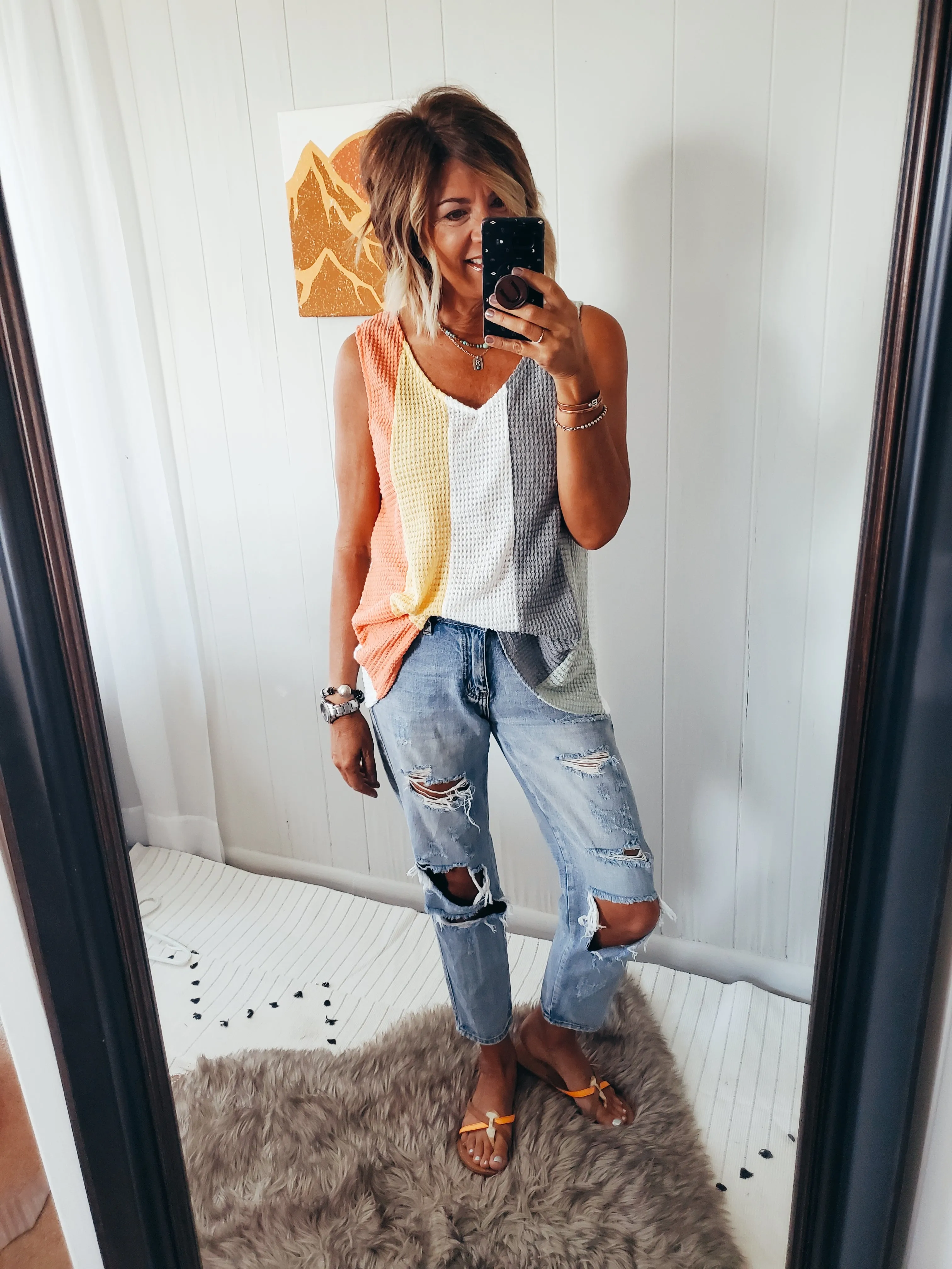 The Conway Waffle Knit Top