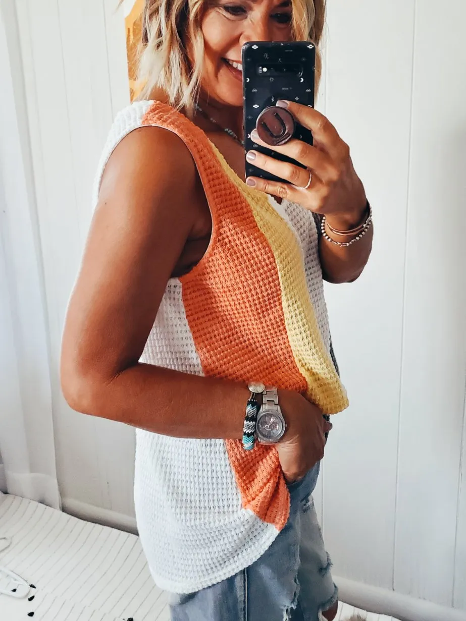 The Conway Waffle Knit Top