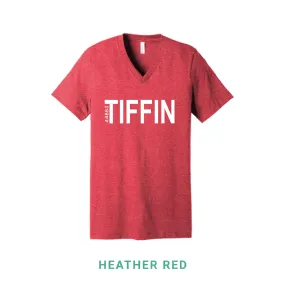 Tiffin Zip  V Neck T-Shirt