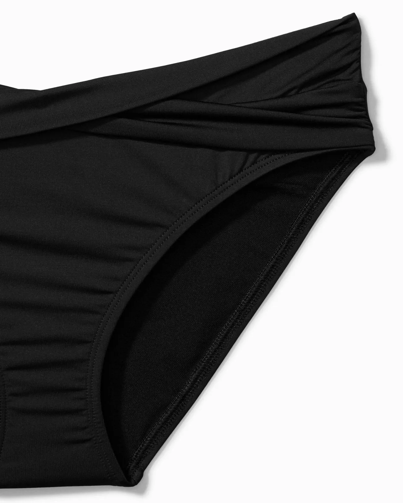 Tommy Bahama High Waist Twist Front Pants TSW20142B - Pearl Solids Black
