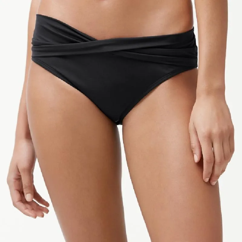 Tommy Bahama High Waist Twist Front Pants TSW20142B - Pearl Solids Black