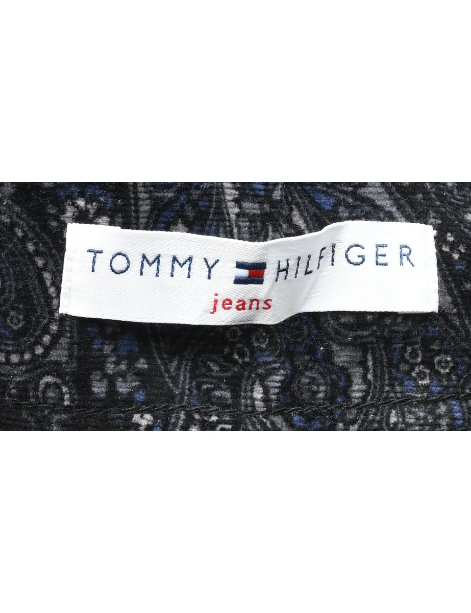 Tommy Hilfiger Navy Flared Corduroy Trousers - W35 L29