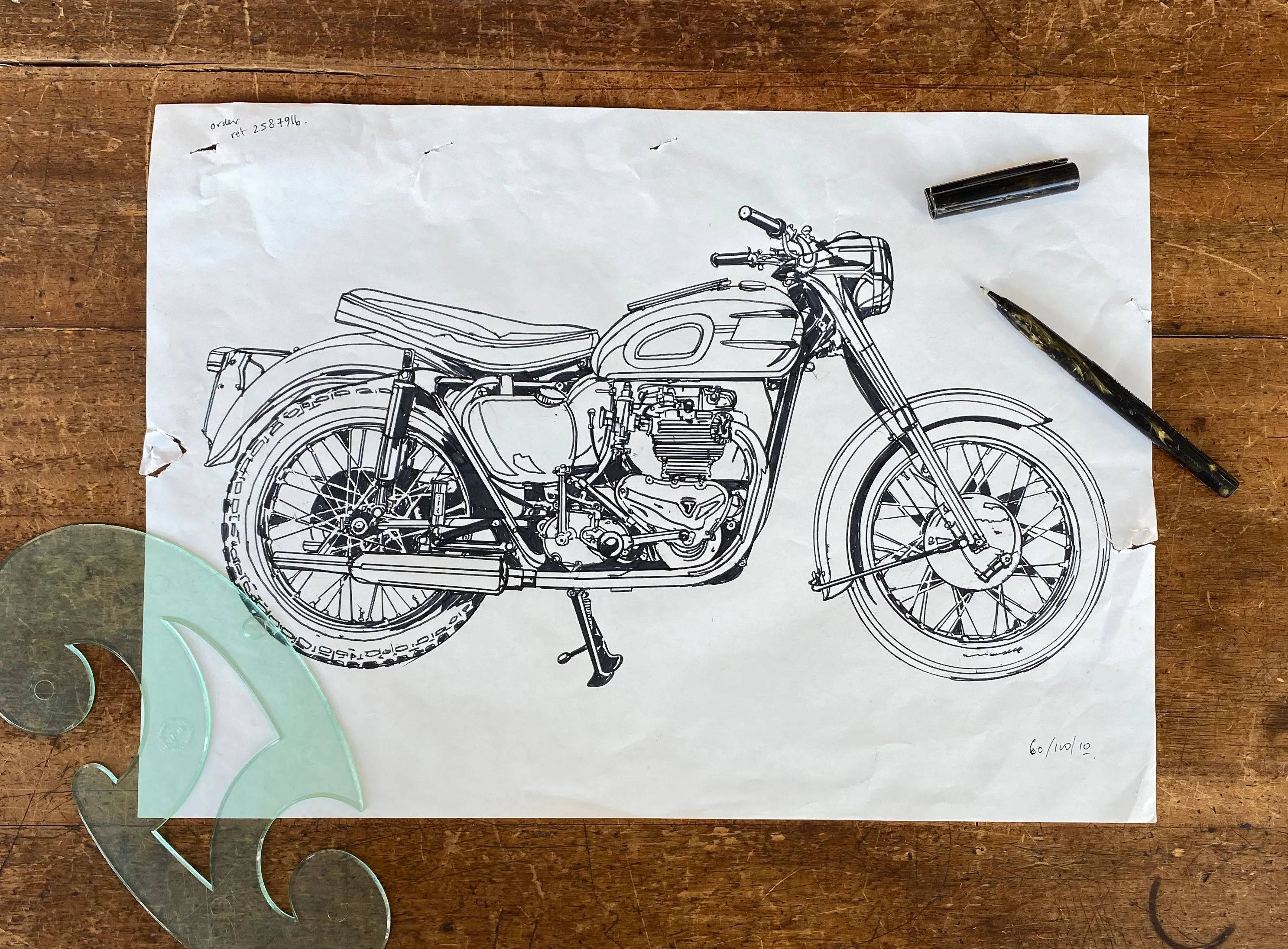 TRIUMPH T120 (FRONT & BACK PRINT) T-SHIRT