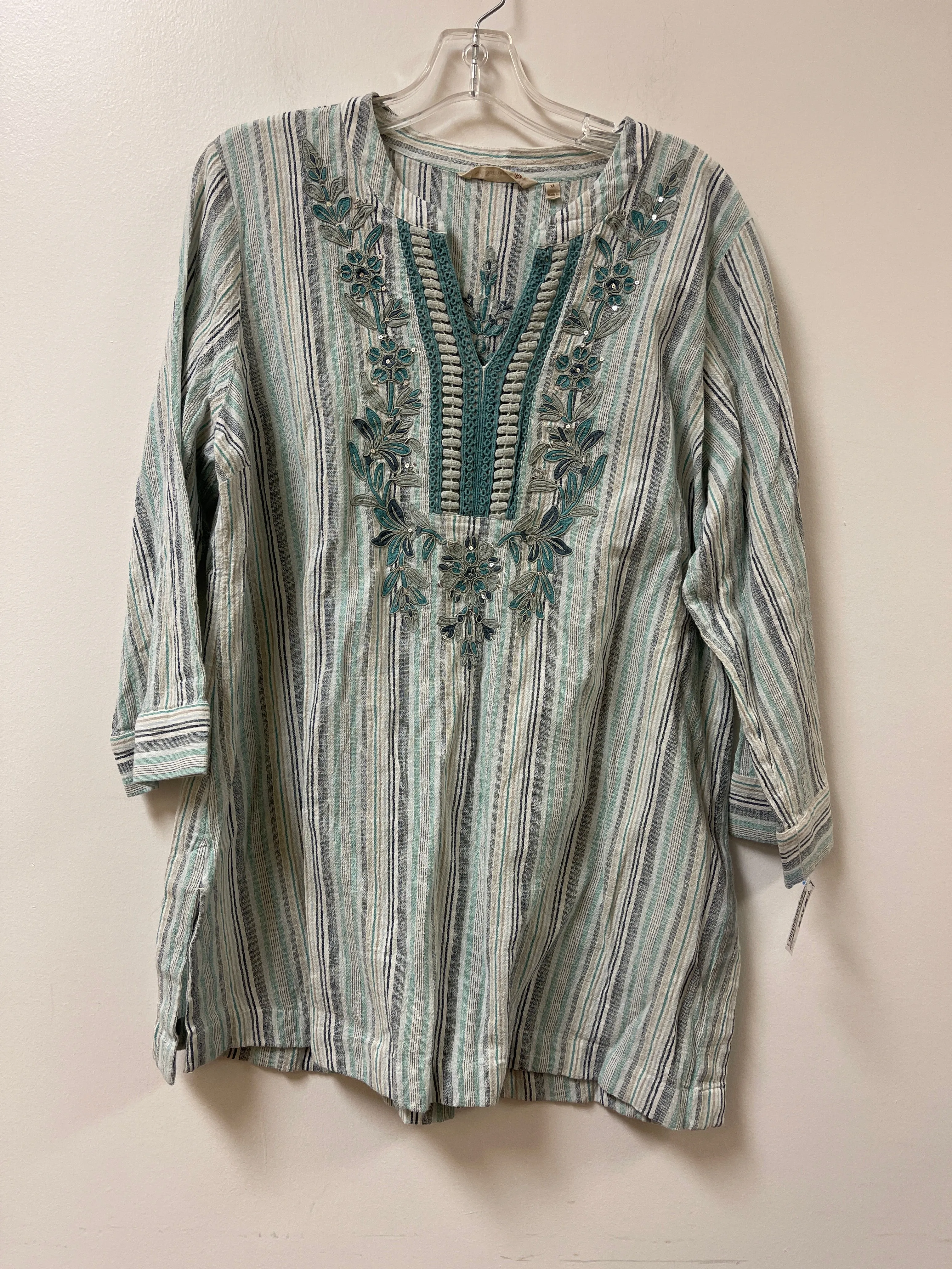 Tunic Long Sleeve By Soft Surroundings  Size: Xl