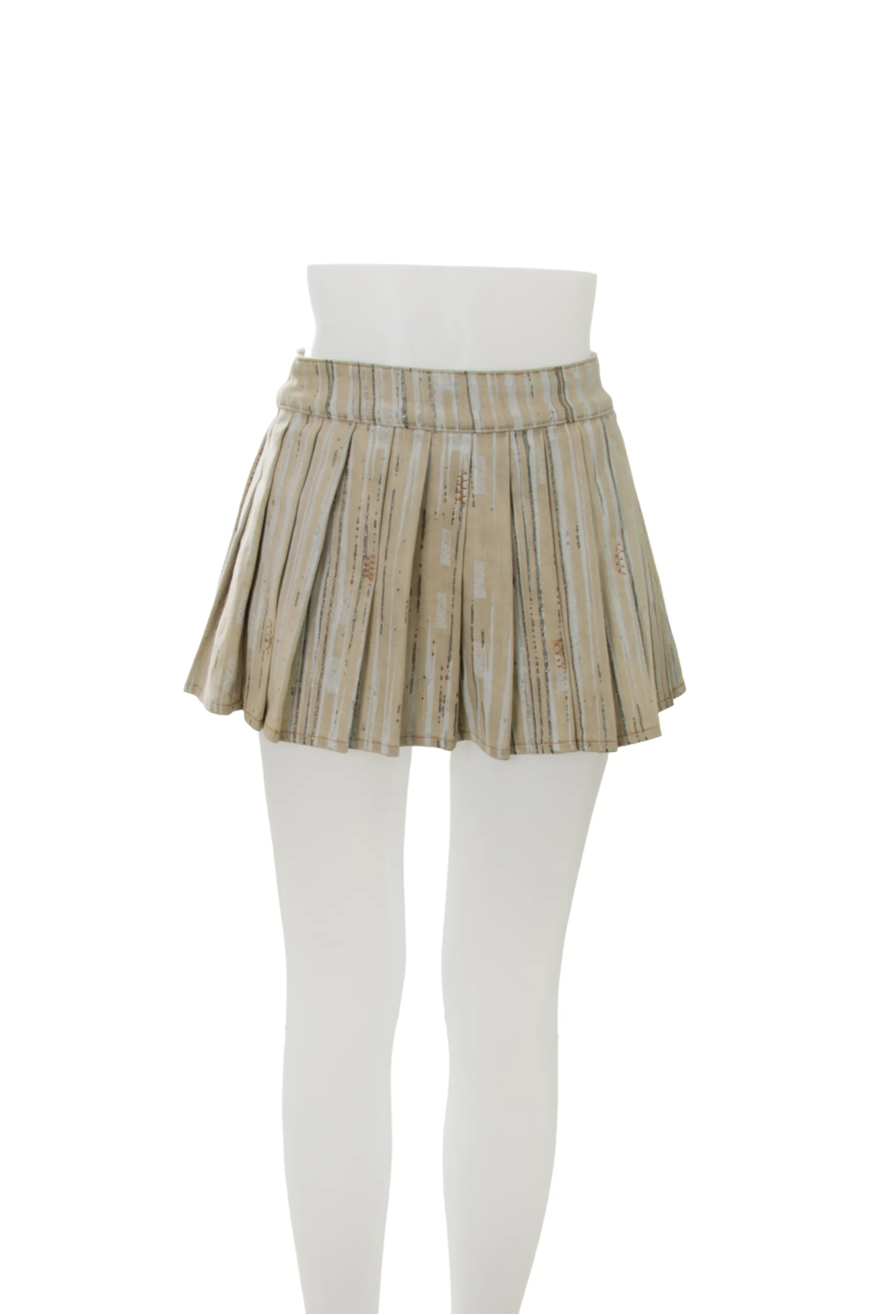 Ultra Mini Pleated Skirt