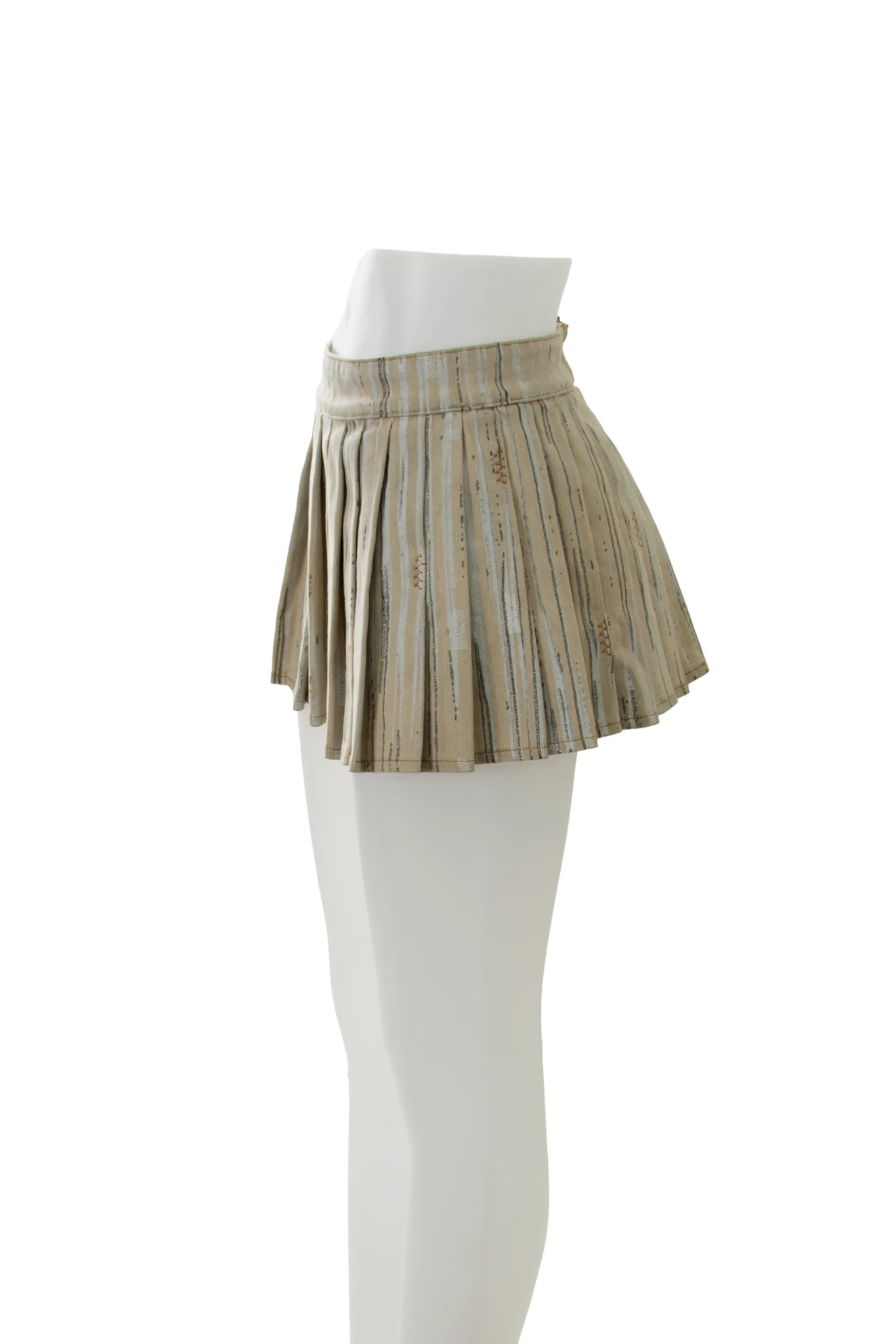 Ultra Mini Pleated Skirt