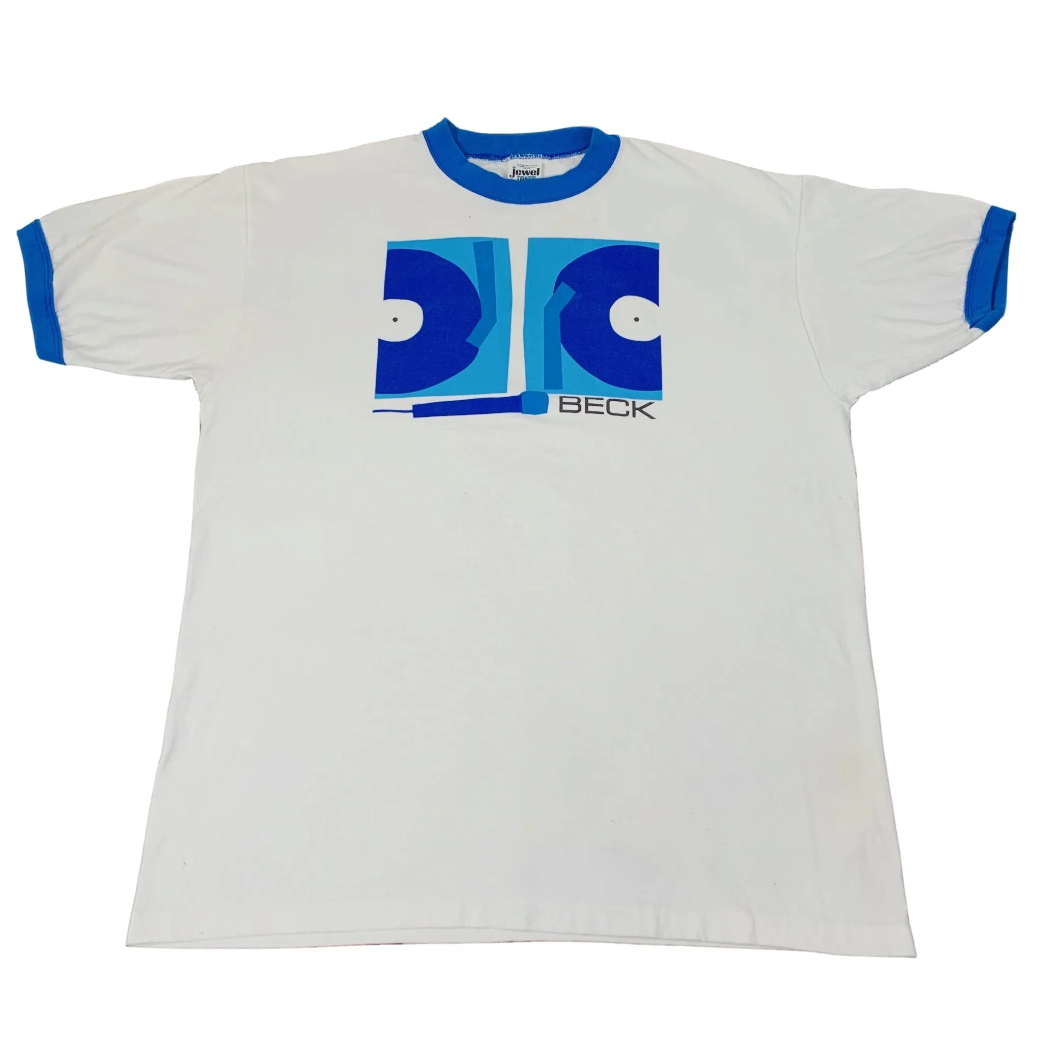Vintage Beck "Turntables" Ringer Shirt