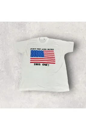 Vintage Best Screen Stars Just Try And Burn This One! Tee- XXL