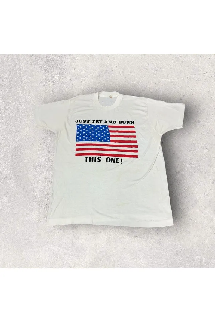Vintage Best Screen Stars Just Try And Burn This One! Tee- XXL