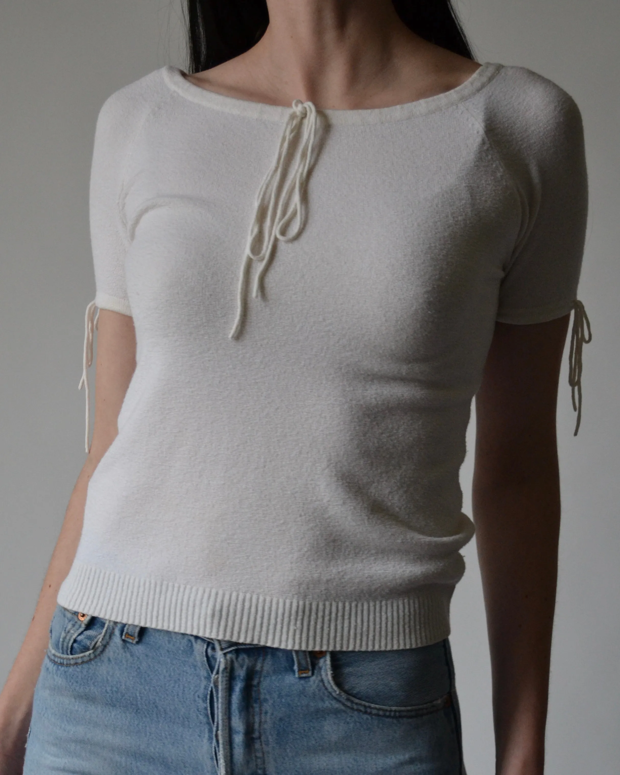 Vintage Short Sleeve Knit