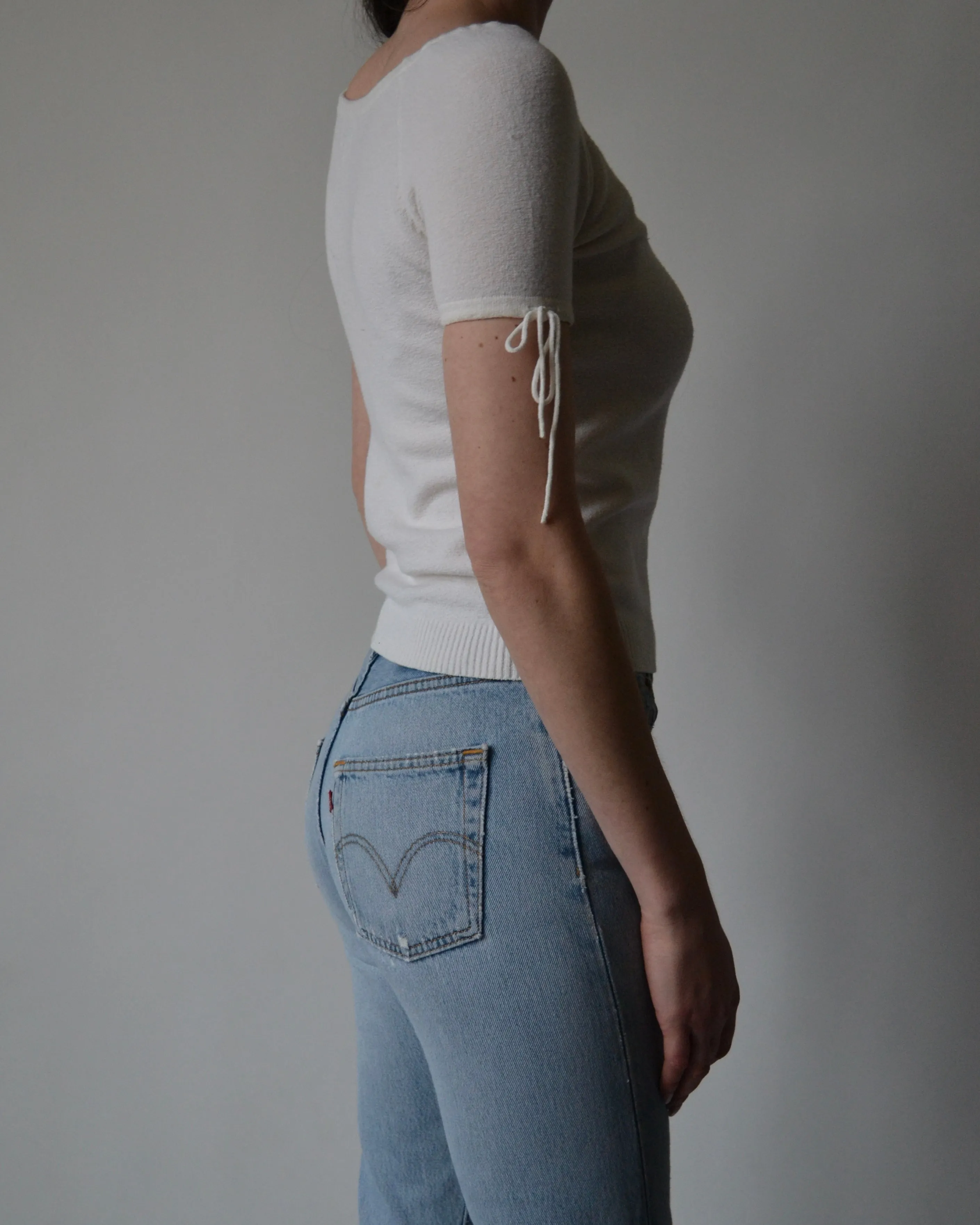 Vintage Short Sleeve Knit