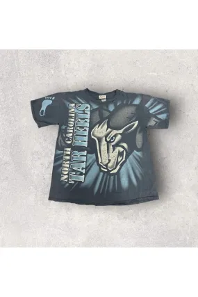 Vintage Tultex North Carolina Tarheels All Over Print Tee- L