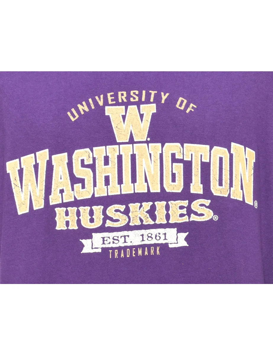Washington Huskies Printed T-shirt - M