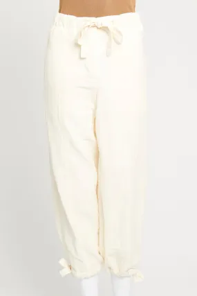 White Army Cut Preowned Trousers