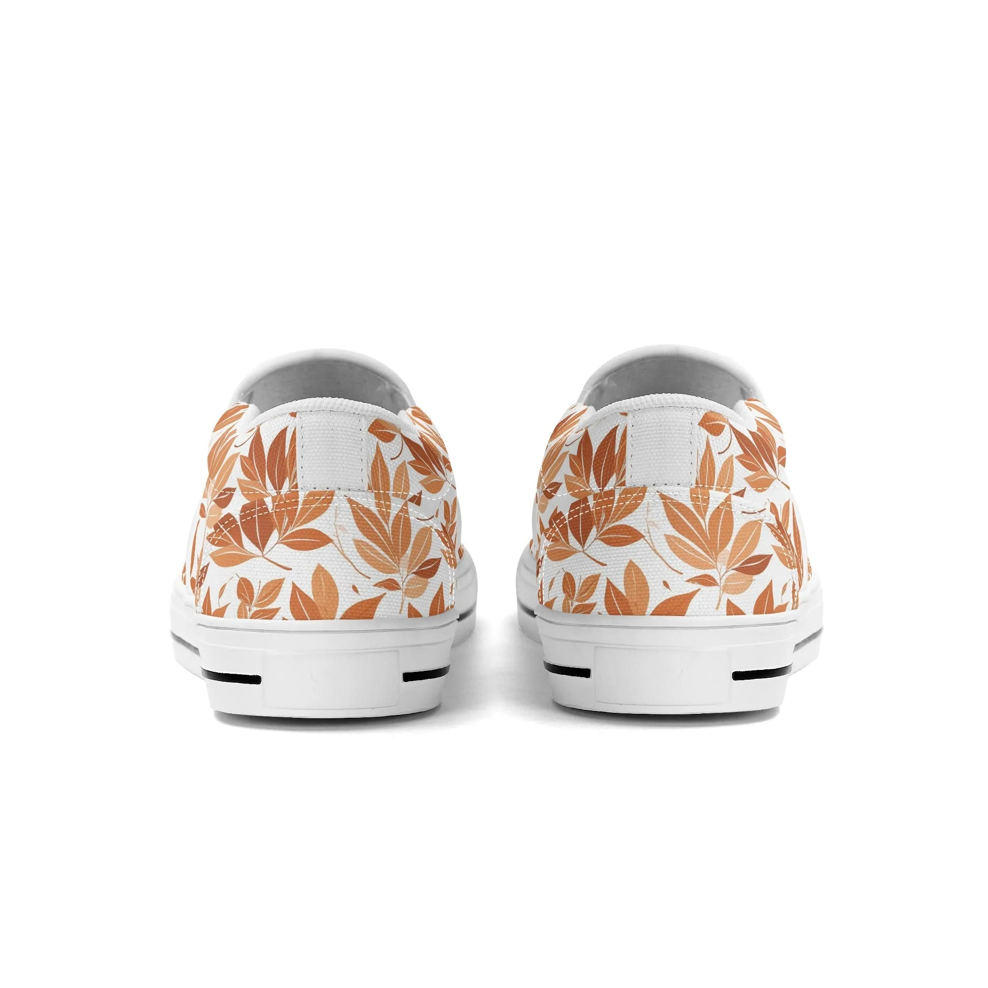 Womens Autumn Leaves Rubber Slip On Shoes