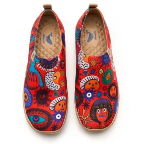 Women's Slip-On Shoes Textured Yarn Designer Painted Sneakers